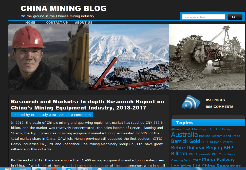 China Mining Blog mod