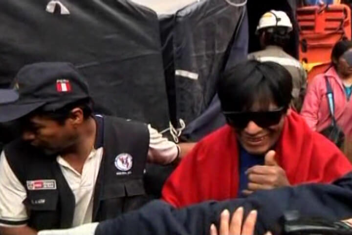 Peru nine miners rescued after six days underground mod