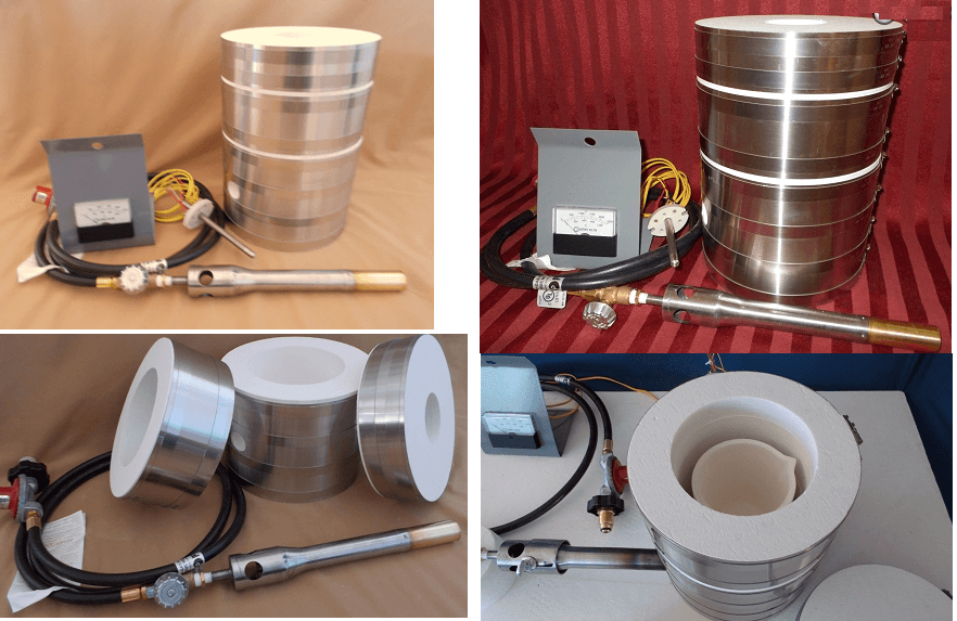Propane Melting Furnace Kiln Small Fire Assay Furnace