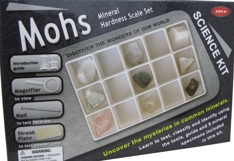 hardness mineral kit sample harness