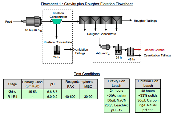 gold recovery process circuits