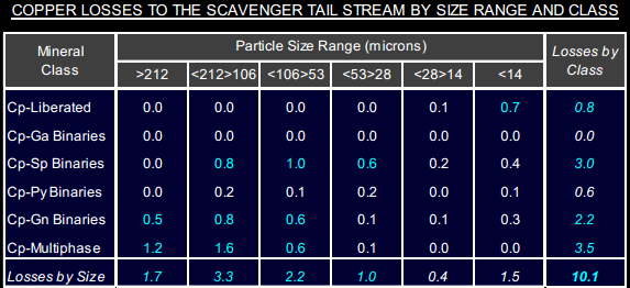 How to MEASURE Flotation Scavenger Tail Losses