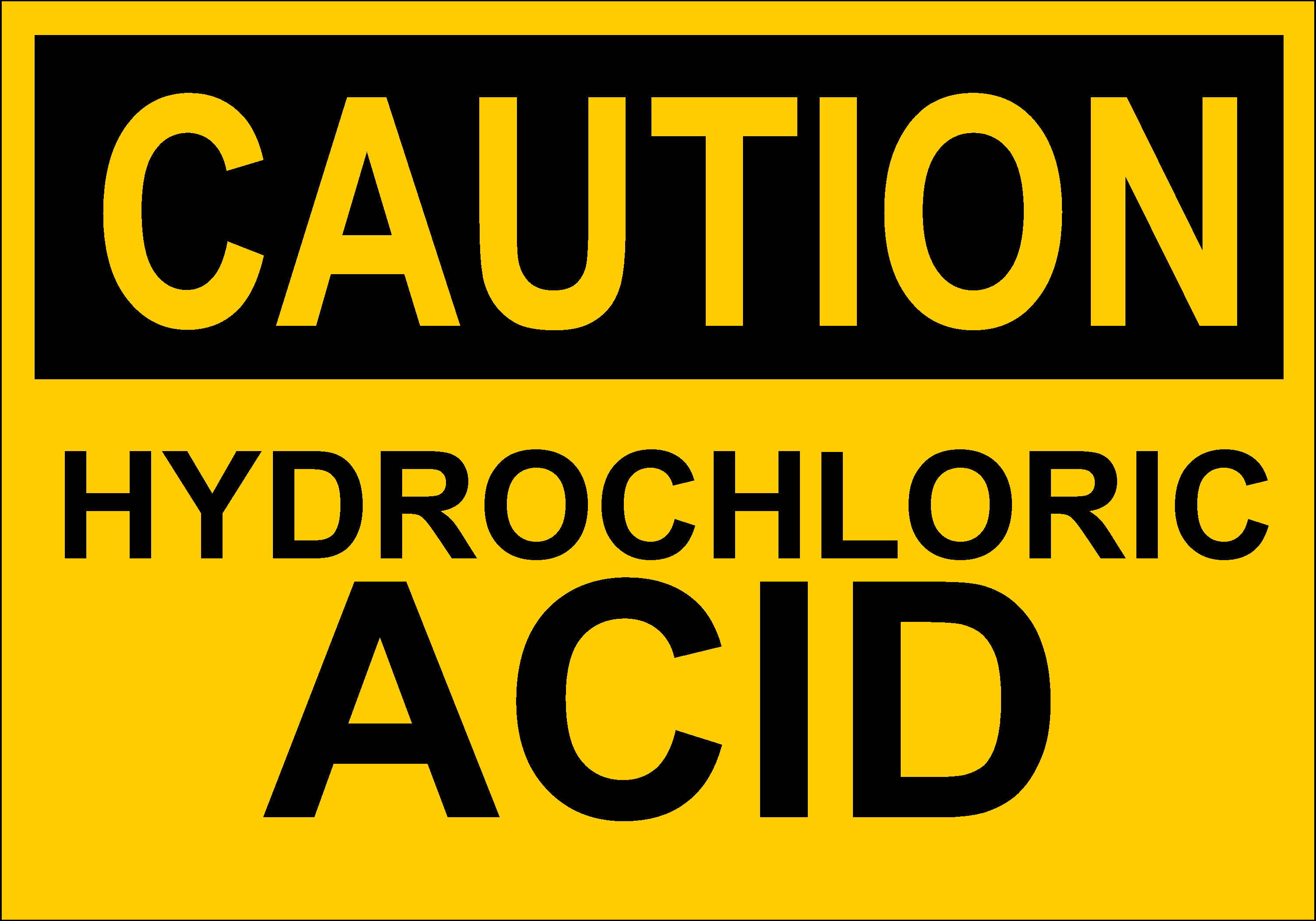 Hydrochloric Acid & Sodium Cyanide