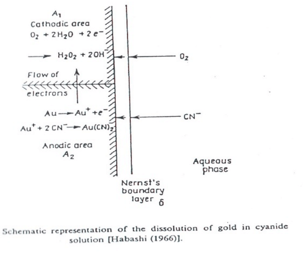 Gold Silver Dissolution And Cyanide Concentration Mineral Dissolution Of Precious Metals