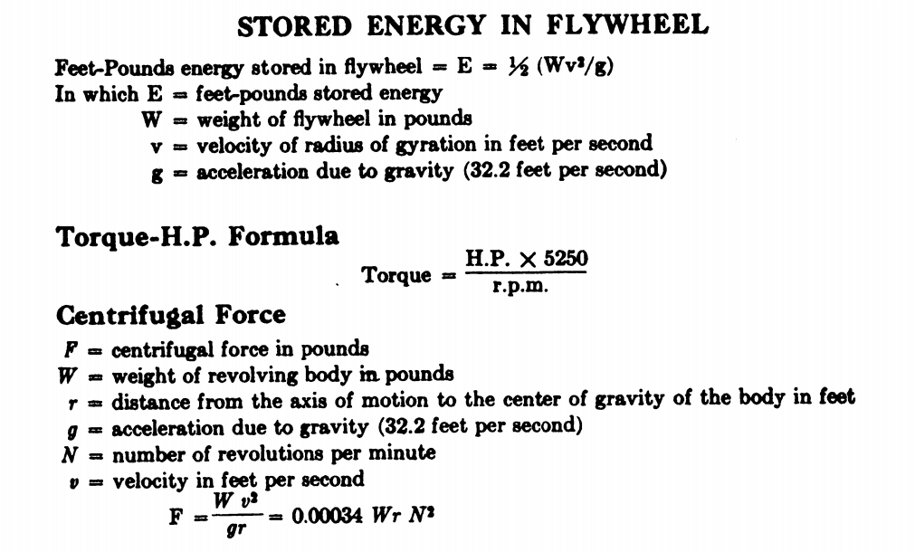 Calculate How Much Energy is Stored in a Flywheel