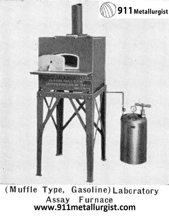 Laboratory Furnace, Assay, (Muffle Type, Gasoline)