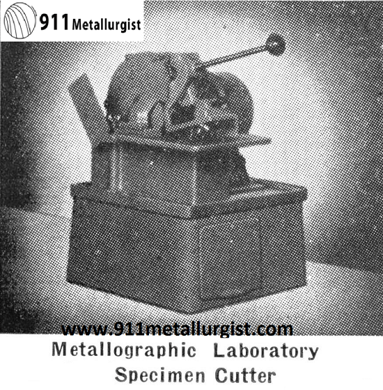 Laboratory Specimen Cutter, Metallographic