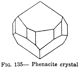 Phenacite crystal