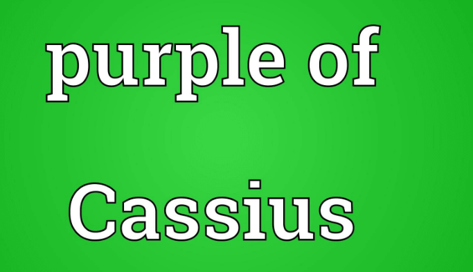 Purple of Cassius Preparation