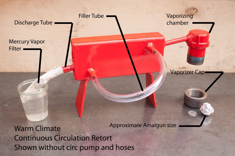 mercury retort