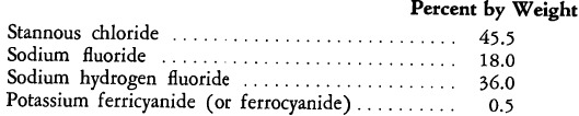 ferrocyanide-weight