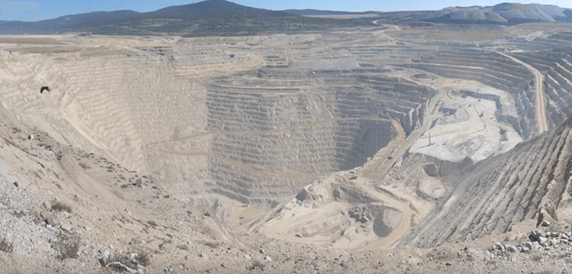 open pit mining