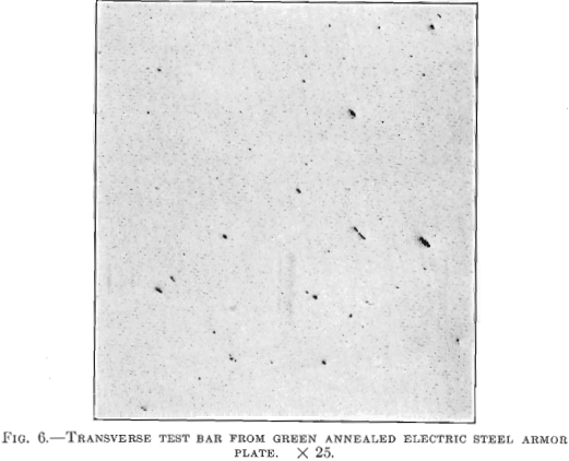 transverse test bar electric steel ordiance