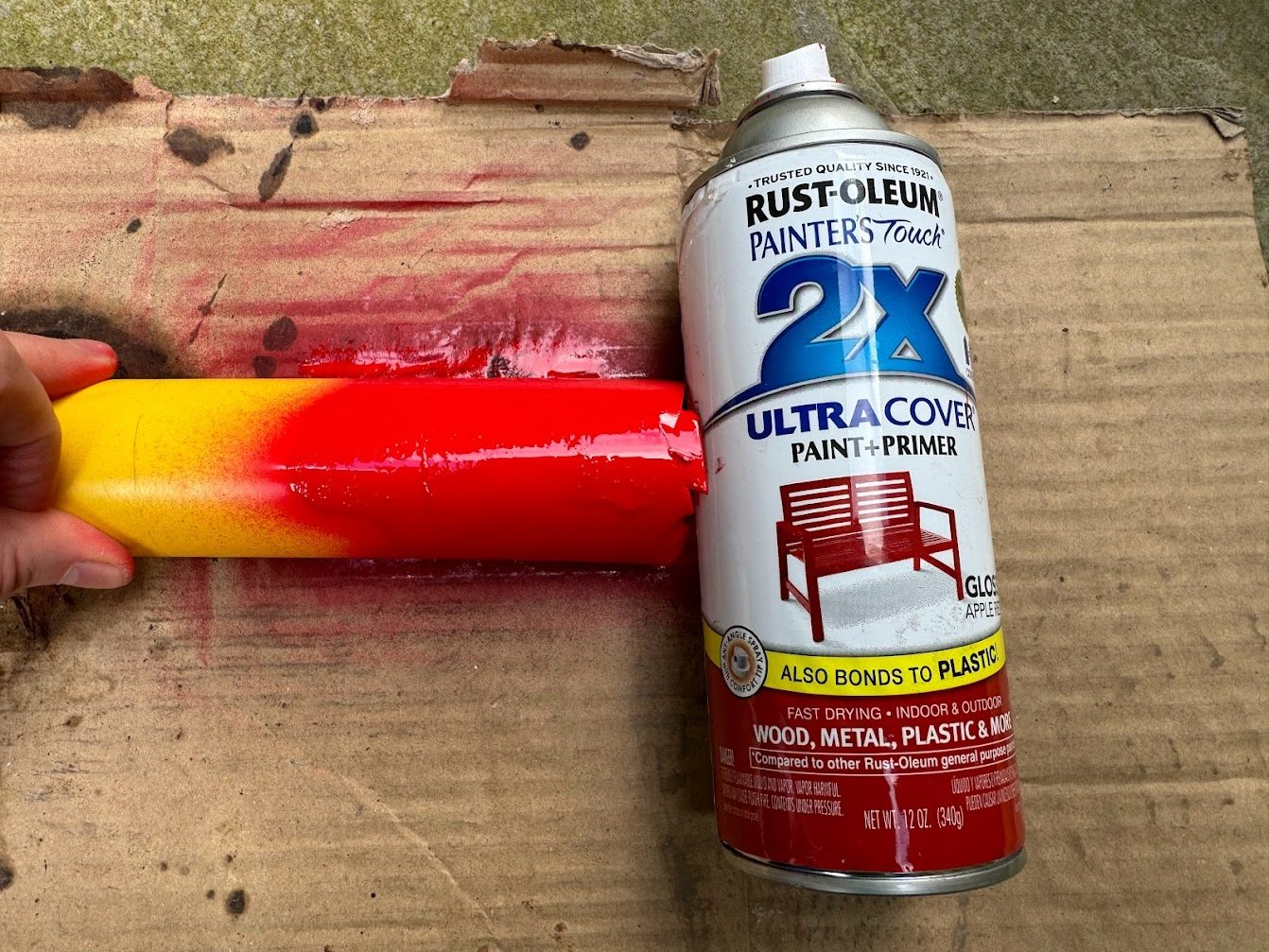 Rust Oleum 334017 2X Ultra Cover test