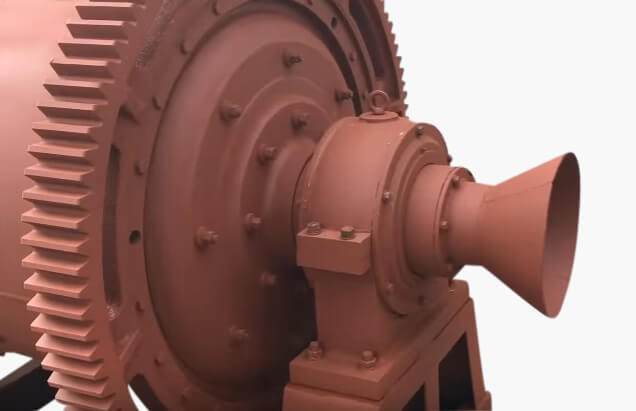 ball mill discharge trunnion