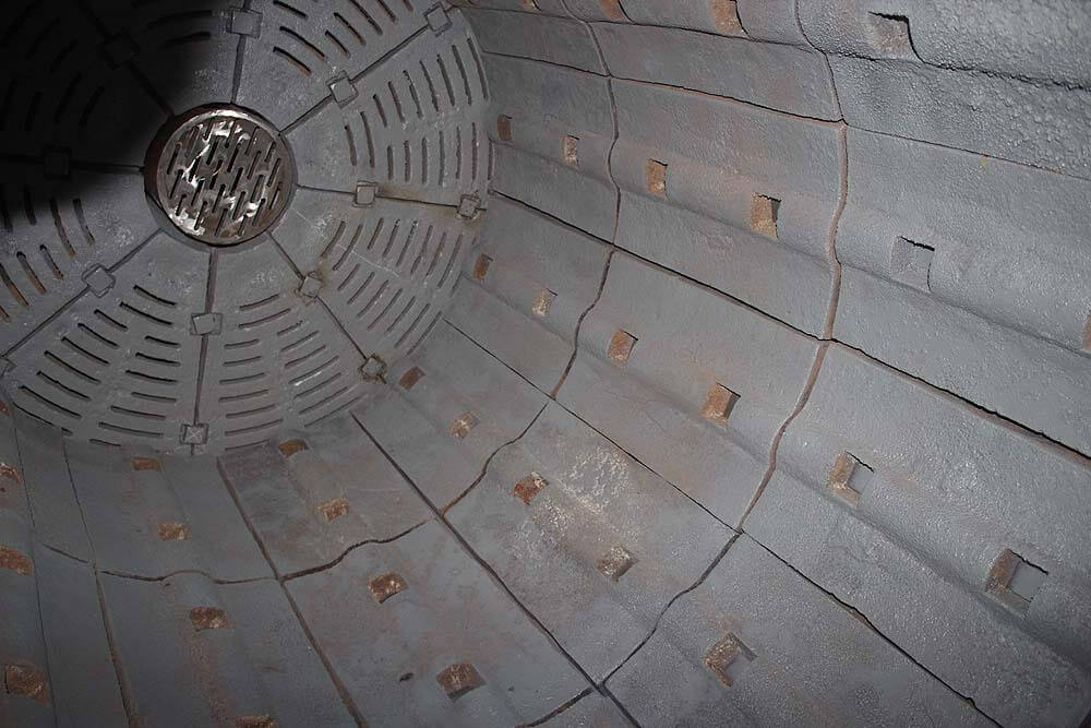 inside ball mill