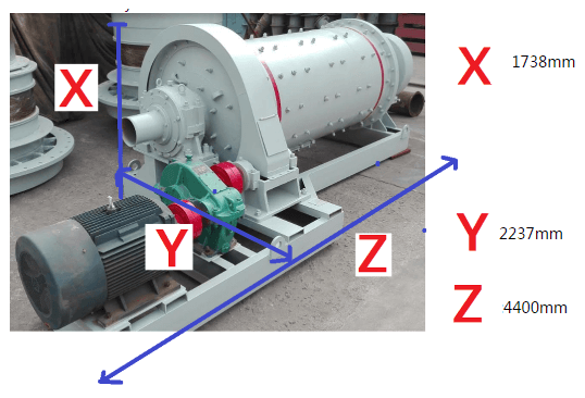 rod mill dimension footprint