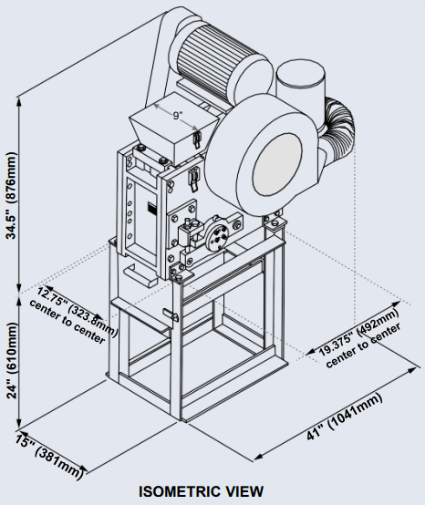 jaw crusher dimensions