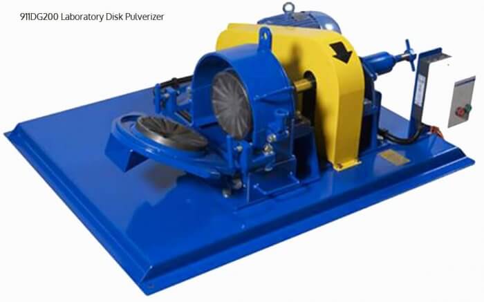 laboratory disk pulverizer