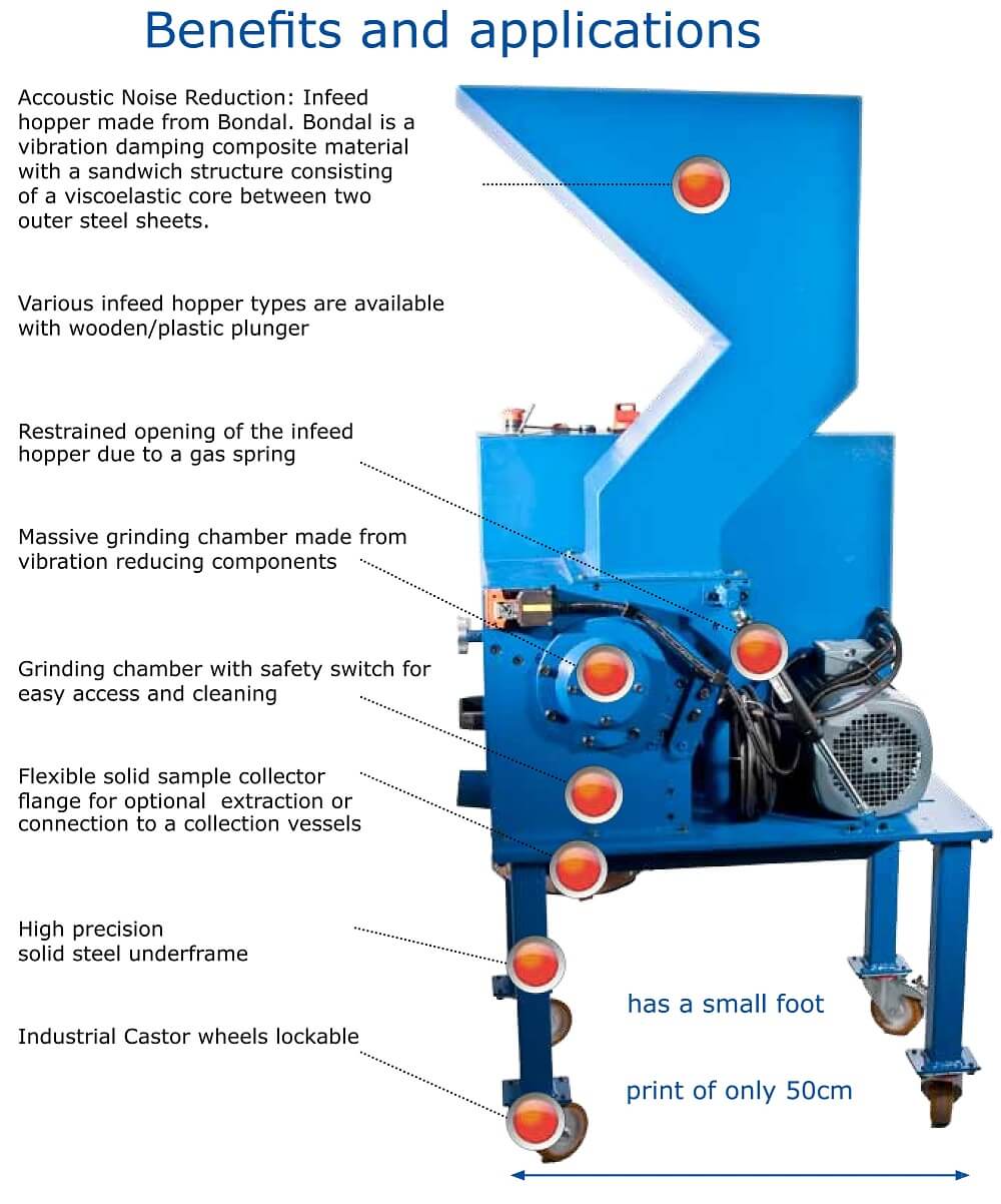 Fast Speed Mill Metallographic Equipment / Specimen Grinding