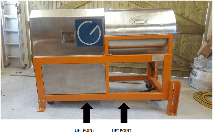 multi gravity separator lift-point