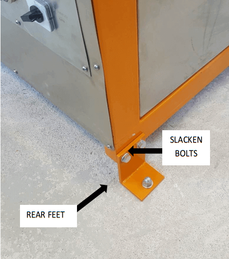 multi gravity separator tilt-adjustment
