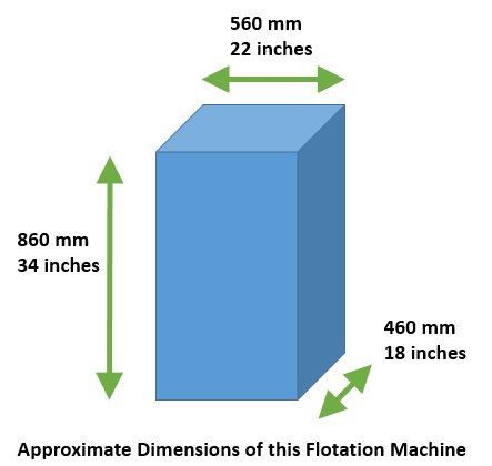 dimensions_of_this_flotation_machine