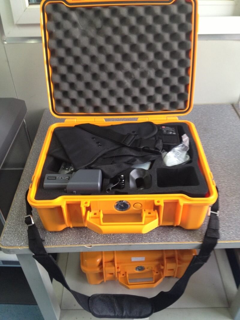 handheld xrf analyzer carrying case content
