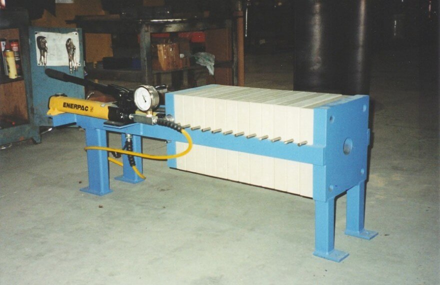 merrill crowe zinc precipitate filter press (1)