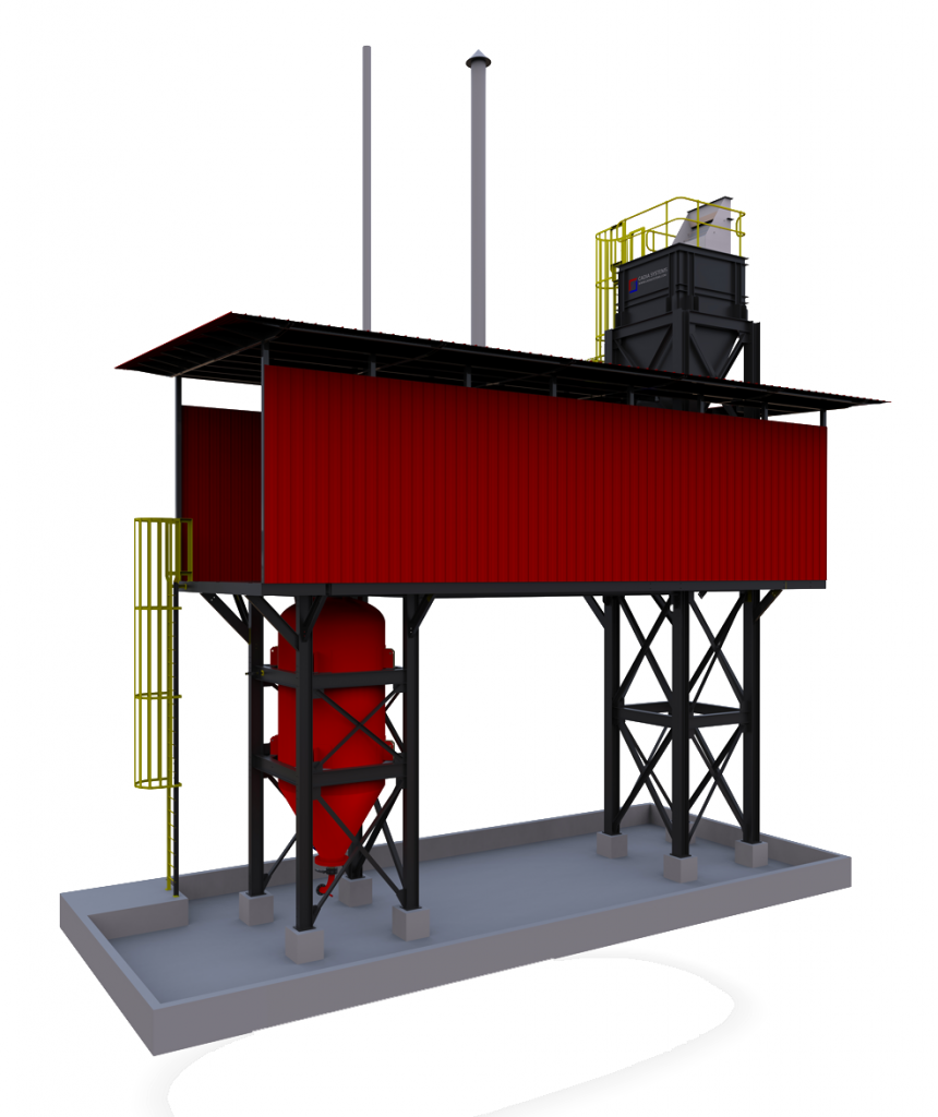modular carbon regeneration plant system