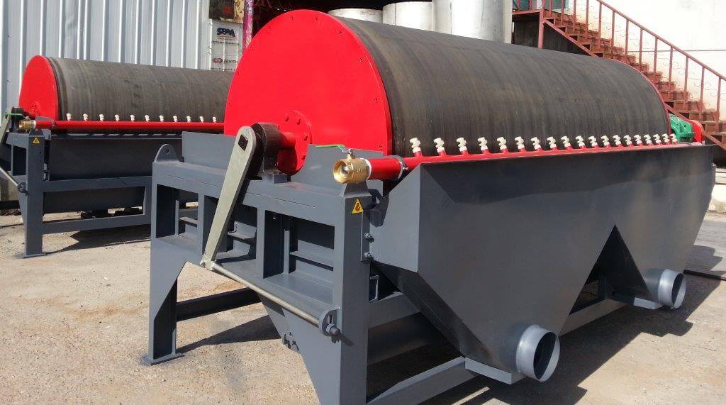 wet drum magnetic separator (13)