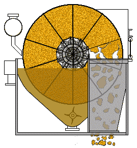 vacuum rotary-disk-filter