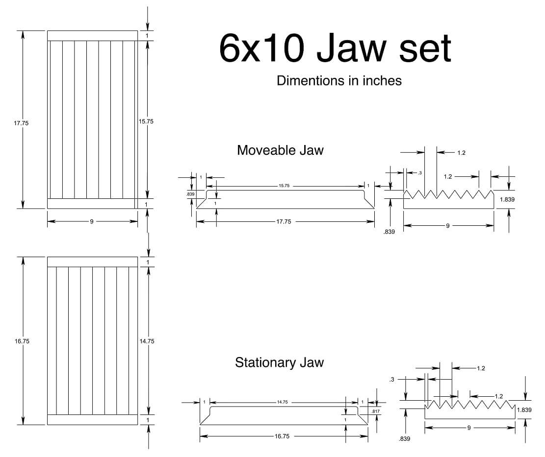 jaw crusher liner design