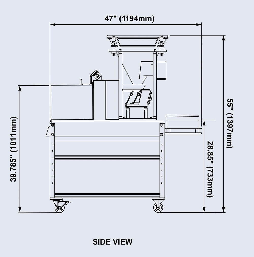 sample splitter - dimensions