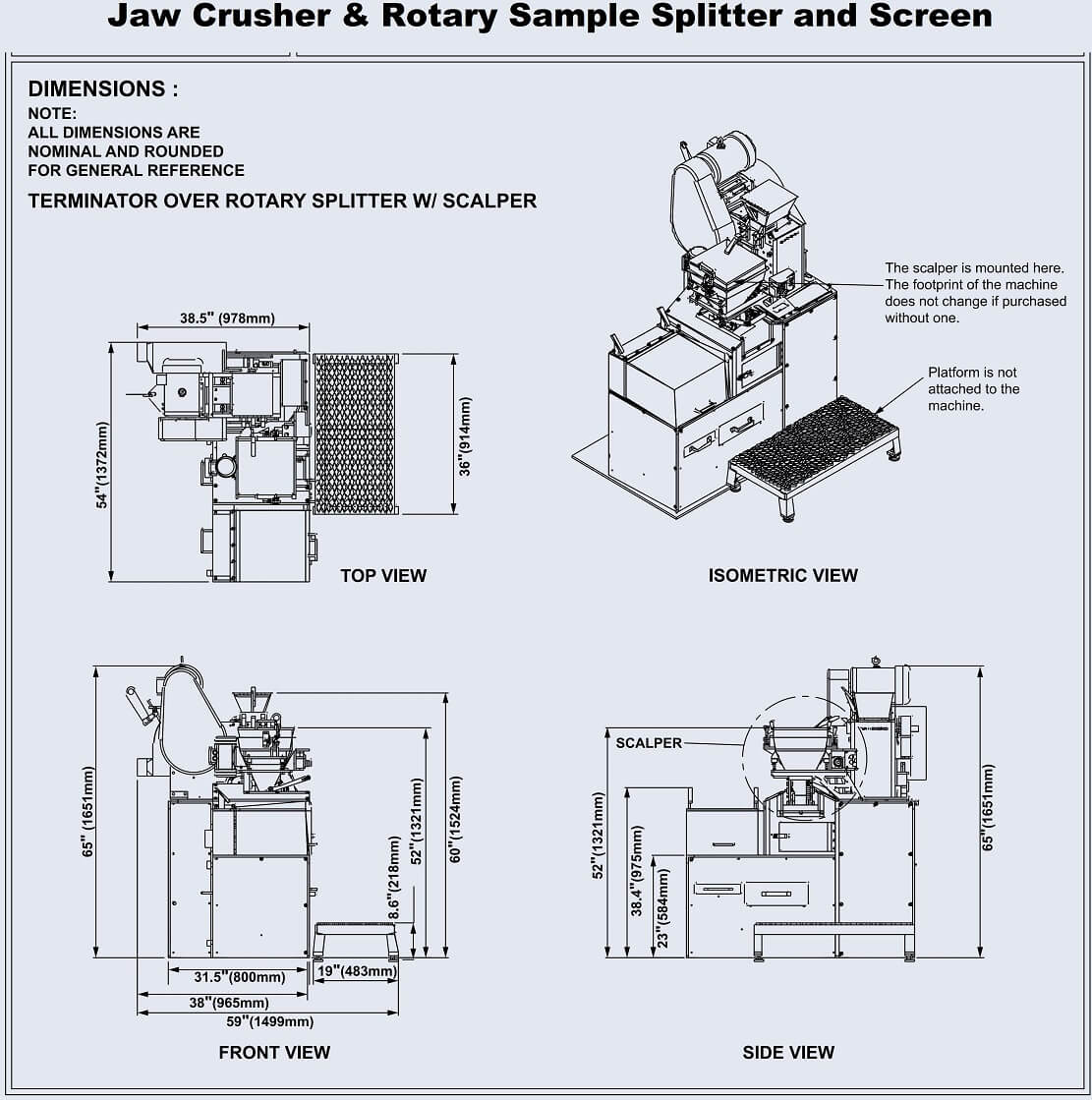 laboratory crushing screening plant