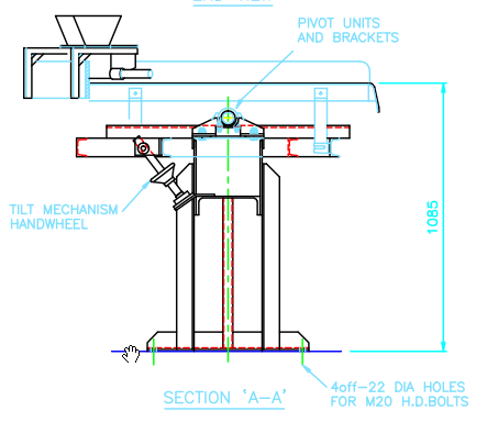 wilfley table drawing