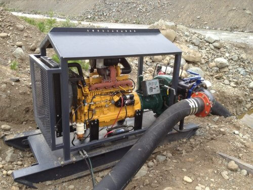 wash plant water pump diesel