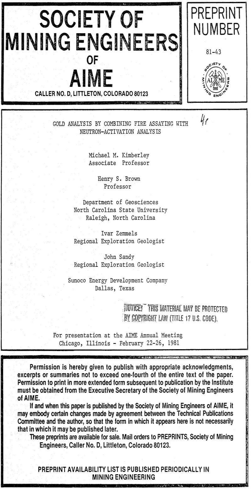 gold analysis by combining fire assaying with neutron-activation analysis