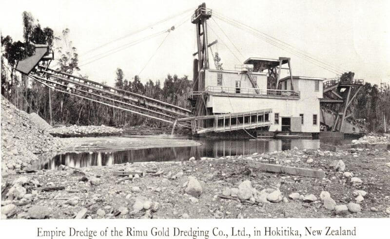 gold mining dredge in operation gold mining dredge in operation