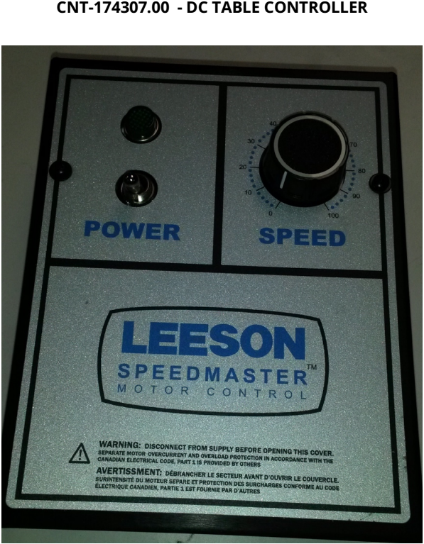 Rotary Sample Splitter DC Table Controller