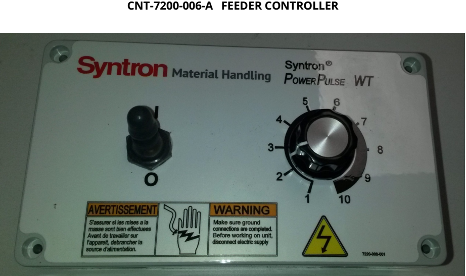 Rotary Sample Splitter Feeder Controller