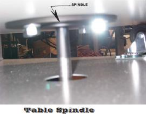 Rotary Sample Splitter Table Spindle