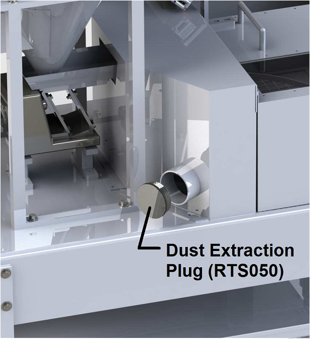 Sample Splitter Dust Extraction Plug